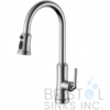BARI KITCHEN FAUCET PULLDOWN BRUSHED NICKEL